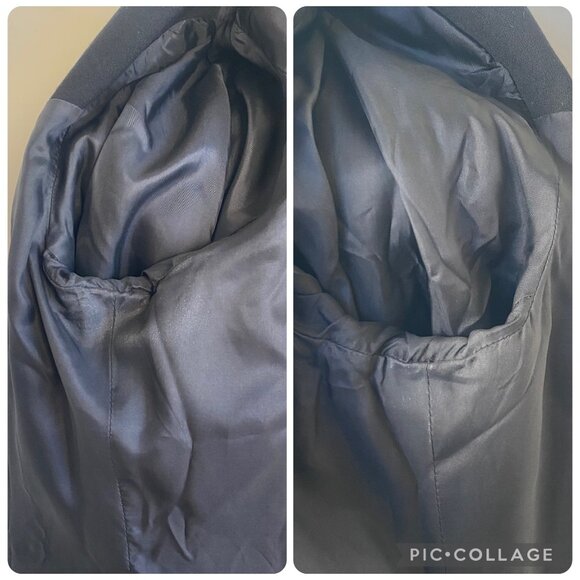 Escada Couture Button Down Jacket Blazer Wool Black - Picture 16 of 16